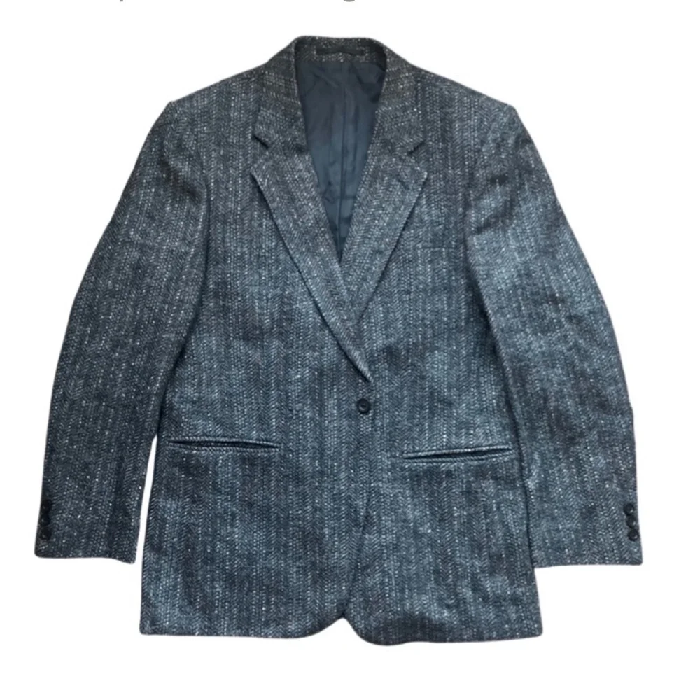 Givenchy Virgin Wool Multicolor Tweed Blazer | L - Picture 1 of 13